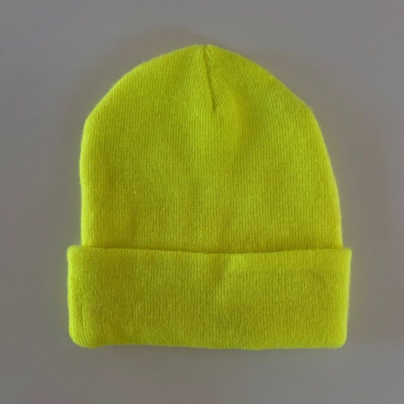 Aviator Nation Beanie Hat Yellow Rainbow - Picture 2 of 3